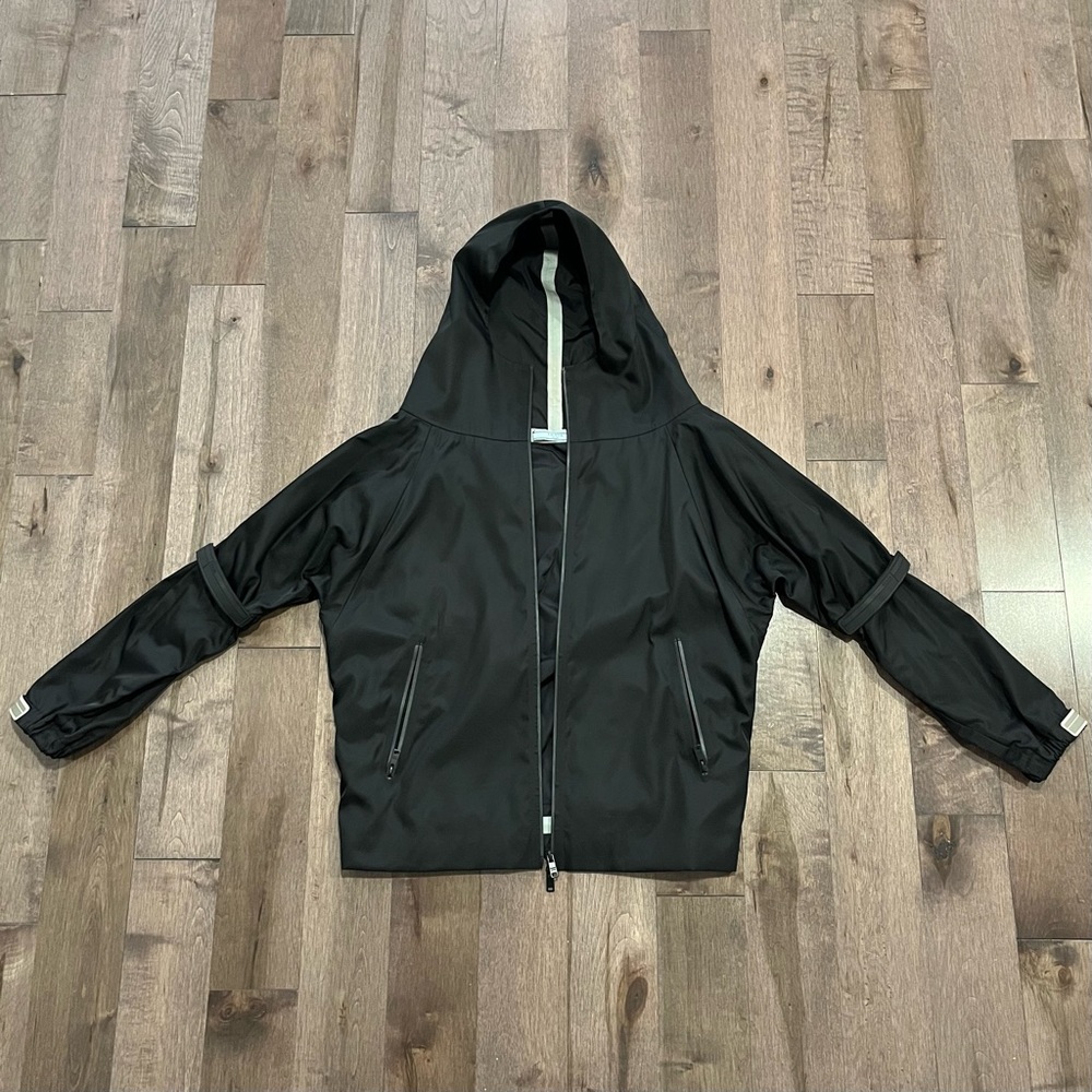 Prada SS18 Gabardine Nylon Track Jacket